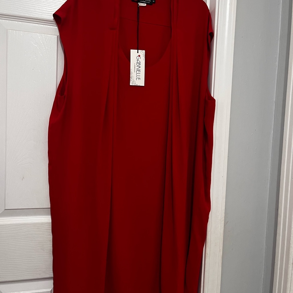 ROMWE Vibrant Red Sleeveless Vest